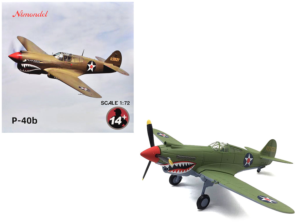 Curtiss P-40E Warhawk Fighter Aircraft "China-Burma-India Theater" (1942) United States Army Air Forces 1/72 Diecast Model Airplane