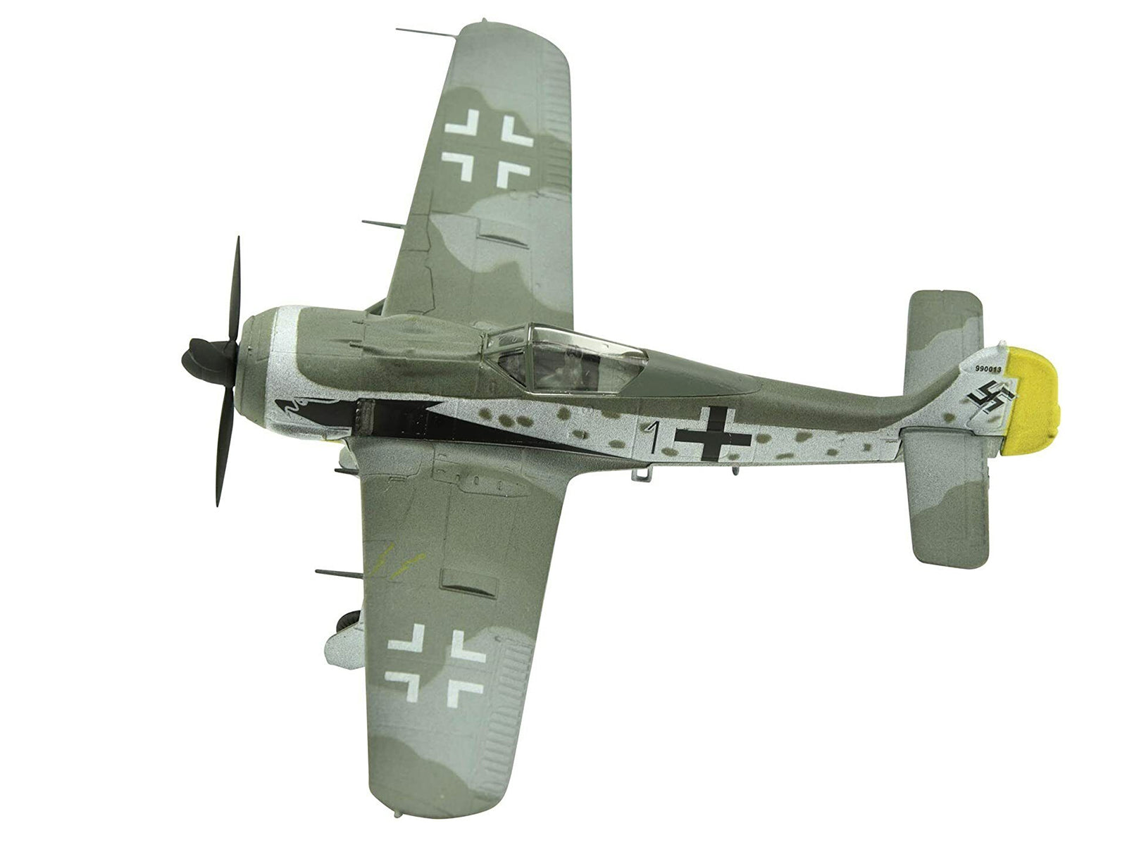 Focke-Wulf Fw 190A-8 Fighter Aircraft "98-Victory Ace Staffelkapitaen Horst Hannig I./JG 2 Triqueville France" (1943) German Luftwaffe 1/72 Diecast Model Airplane - image 4