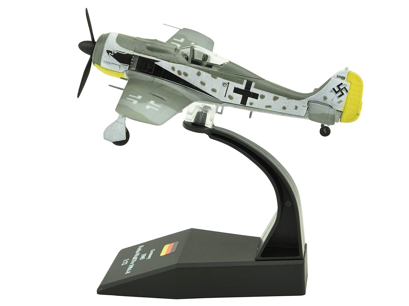 Focke-Wulf Fw 190A-8 Fighter Aircraft "98-Victory Ace Staffelkapitaen Horst Hannig I./JG 2 Triqueville France" (1943) German Luftwaffe 1/72 Diecast Model Airplane - image 2