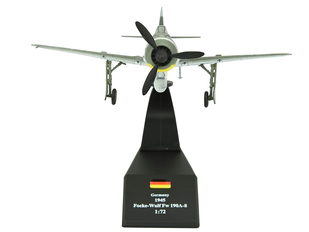 Focke-Wulf Fw 190A-8 Fighter Aircraft "98-Victory Ace Staffelkapitaen Horst Hannig I./JG 2 Triqueville France" (1943) German Luftwaffe 1/72 Diecast Model Airplane - image 3