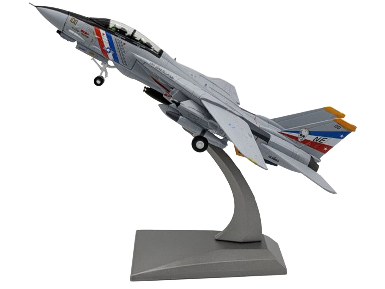 Grumman F-14D Tomcat Aircraft "VF-2 Bounty Hunters USS Constellation" (1990s) United States Navy 1/100 Diecast Model Airplane - image 2