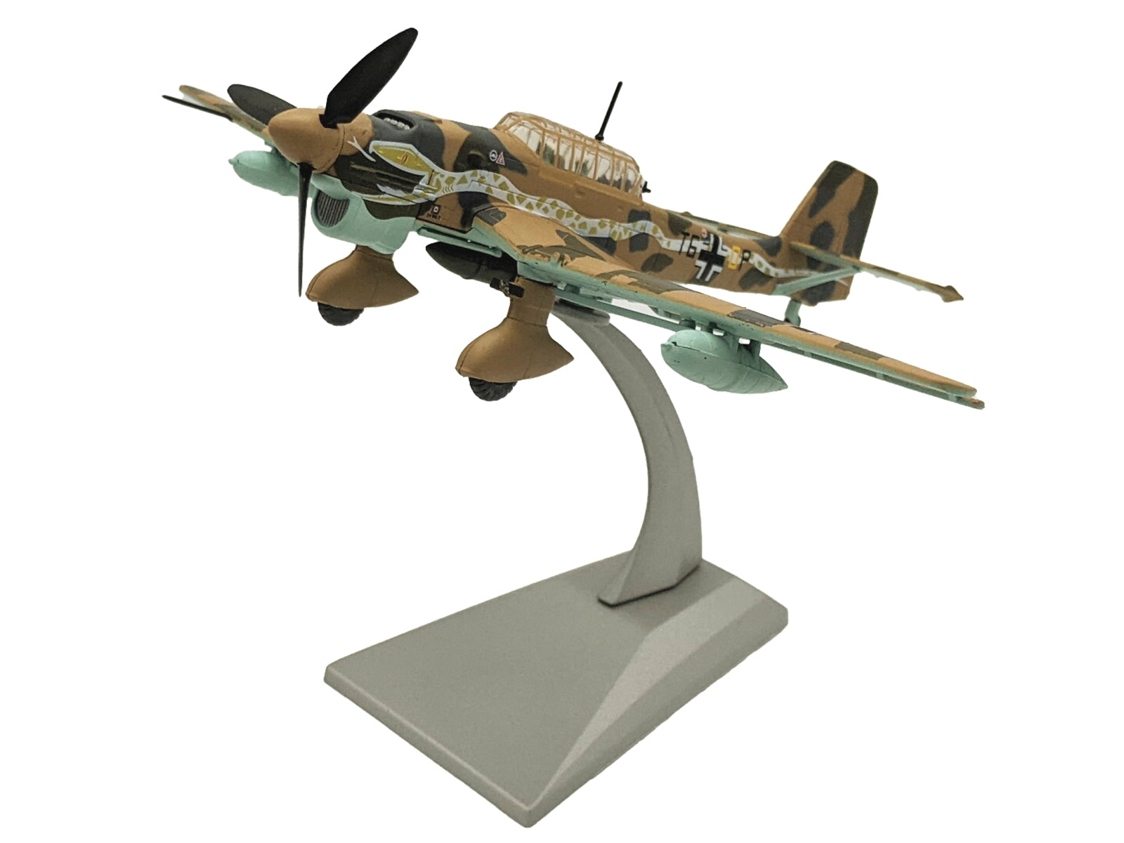 Junkers Ju 87R Trop Stuka Bomber Aircraft "Immelmann 6./StG 2 Libya" (1941) German Luftwaffe 1/72 Diecast Model Airplane - image 4