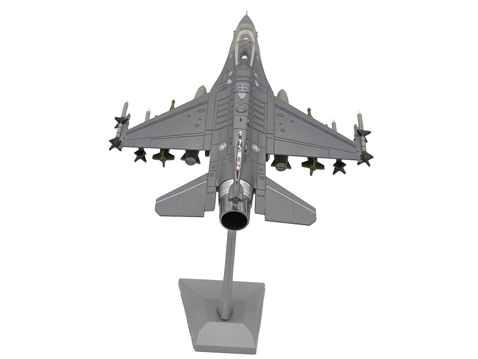 General Dynamics F-16D Fighting Falcon Fighter Aircraft "425th Fighter Squadron Best of Both Worlds Peace Carvin II 25th Anniversary Livery 56th Fighter Wing Luke AFB" (2018) United States Air Force 1/72 Diecast Model Airplane - image 5