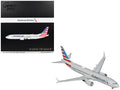 Boeing 737 MAX 8 Commercial Aircraft "American Airlines" (N326RP) Gray with Striped Tail "Gemini 200" Series 1/200 Diecast Model by GeminiJets