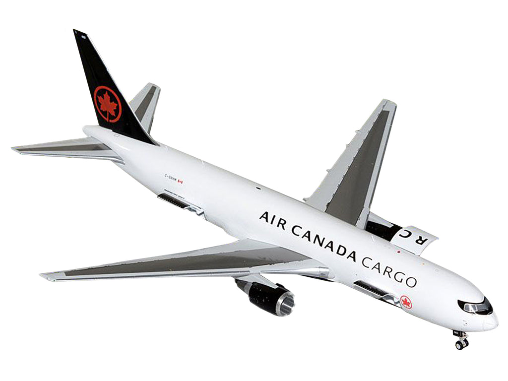 Boeing 767-300F Commercial Aircraft "Air Canada Cargo" (C-GXHM) White with Black Tail "Gemini 200 - Interactive Series" 1/200 Diecast Model Airplane by GeminiJets - image 2