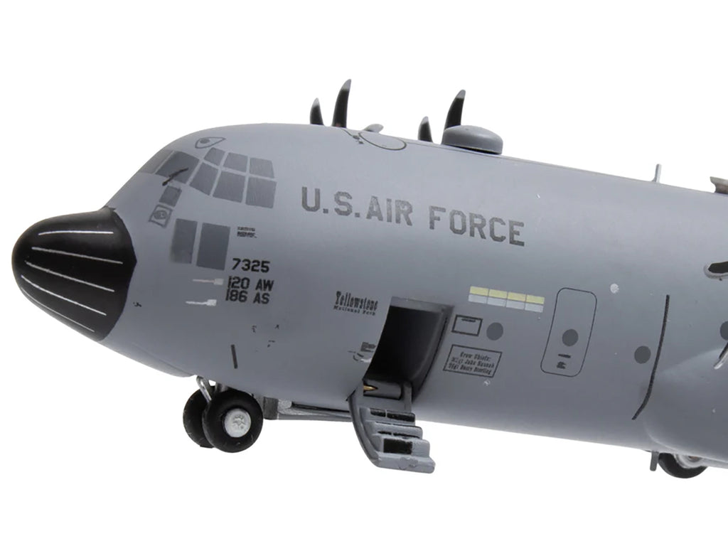 Lockheed C-130H3 Hercules Transport Aircraft "Montana Air National Guard Great Falls ANGB" United States Air Force "Gemini 200" Series 1/200 Diecast Model Airplane by GeminiJets - image 4