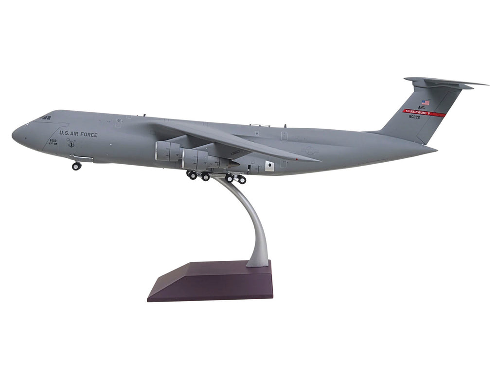 Lockheed C-5A Galaxy Transport Aircraft "68-0222 Martinsburg West Virginia Air National Guard" United States Air Force "Gemini 200" Series 1/200 Diecast Model by GeminiJets - image 2
