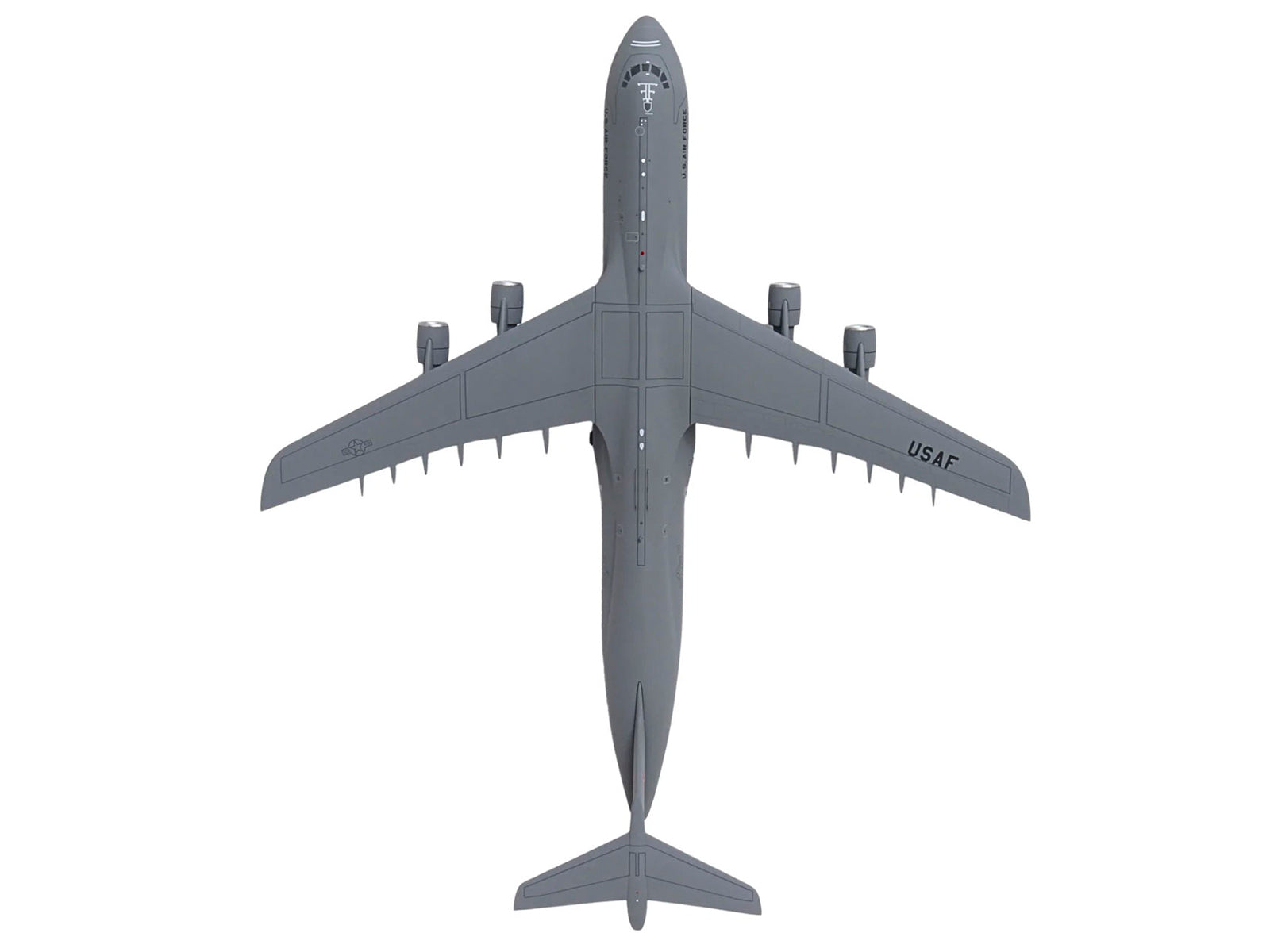 Lockheed C-5A Galaxy Transport Aircraft "68-0222 Martinsburg West Virginia Air National Guard" United States Air Force "Gemini 200" Series 1/200 Diecast Model by GeminiJets - image 5