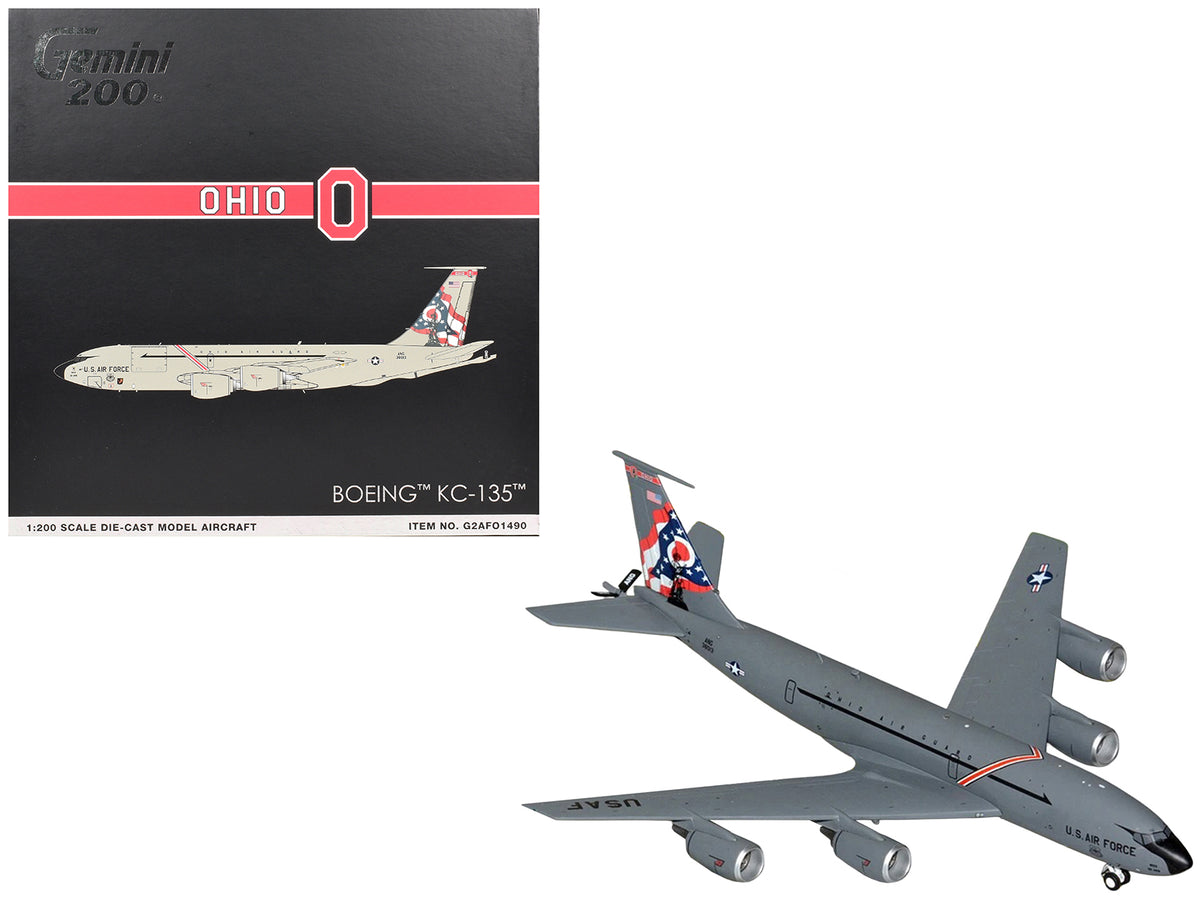 Boeing KC-135 Stratotanker Tanker Aircraft "63-8013 Ohio Air National Guard" United States Air Force "Gemini 200" Series 1/200 Diecast Model Airplane by GeminiJets