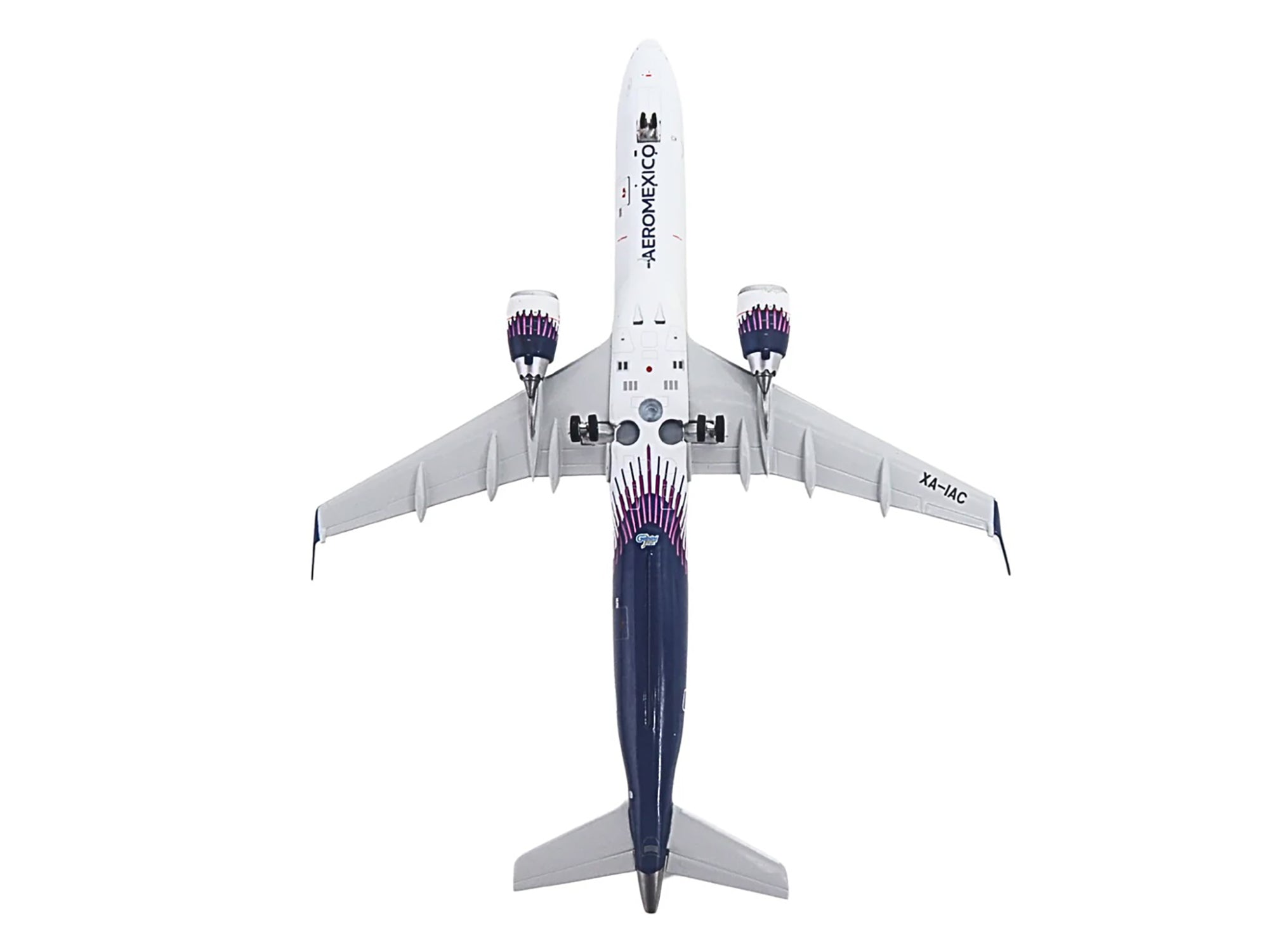 Embraer ERJ-190 Commercial Aircraft "Aeromexico Connect" (XA-IAC) White with Blue Tail "Gemini 200" Series 1/200 Diecast Model Airplane by GeminiJets - image 5