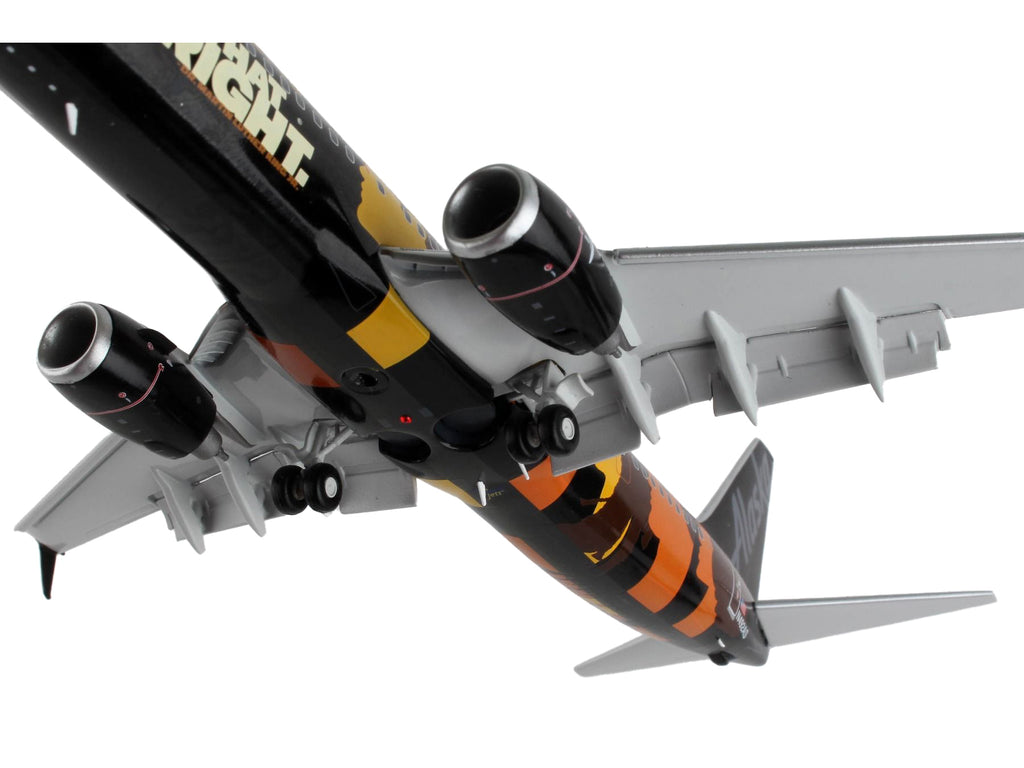 Boeing 737-900ER Commercial Aircraft with Flaps Down "Alaska Airlines - Our Commitment" Black with Graphics "Gemini 200" Series 1/200 Diecast Model Airplane by GeminiJets - image 3