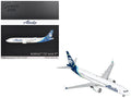 Boeing 737 MAX 9 Commercial Aircraft "Alaska Airlines" (N708AL) White with Blue Tail "Gemini 200" Series 1/200 Diecast Model Airplane by GeminiJets