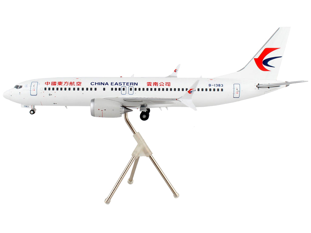 Boeing 737 MAX 8 Commercial Aircraft "China Eastern Airlines" White "Gemini 200" Series 1/200 Diecast Model Airplane by GeminiJets - image 2
