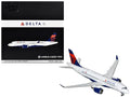 Airbus A220-100 Commercial Aircraft "Delta Air Lines" (N111NG) White with Blue and Red Tail "Gemini 200" Series 1/200 Diecast Model Airplane by GeminiJets