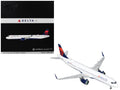Airbus A321neo Commercial Aircraft "Delta Air Lines" (N502DX) White with Blue and Red Tail "Gemini 200" 1/200 Diecast Model Airplane by GeminiJets