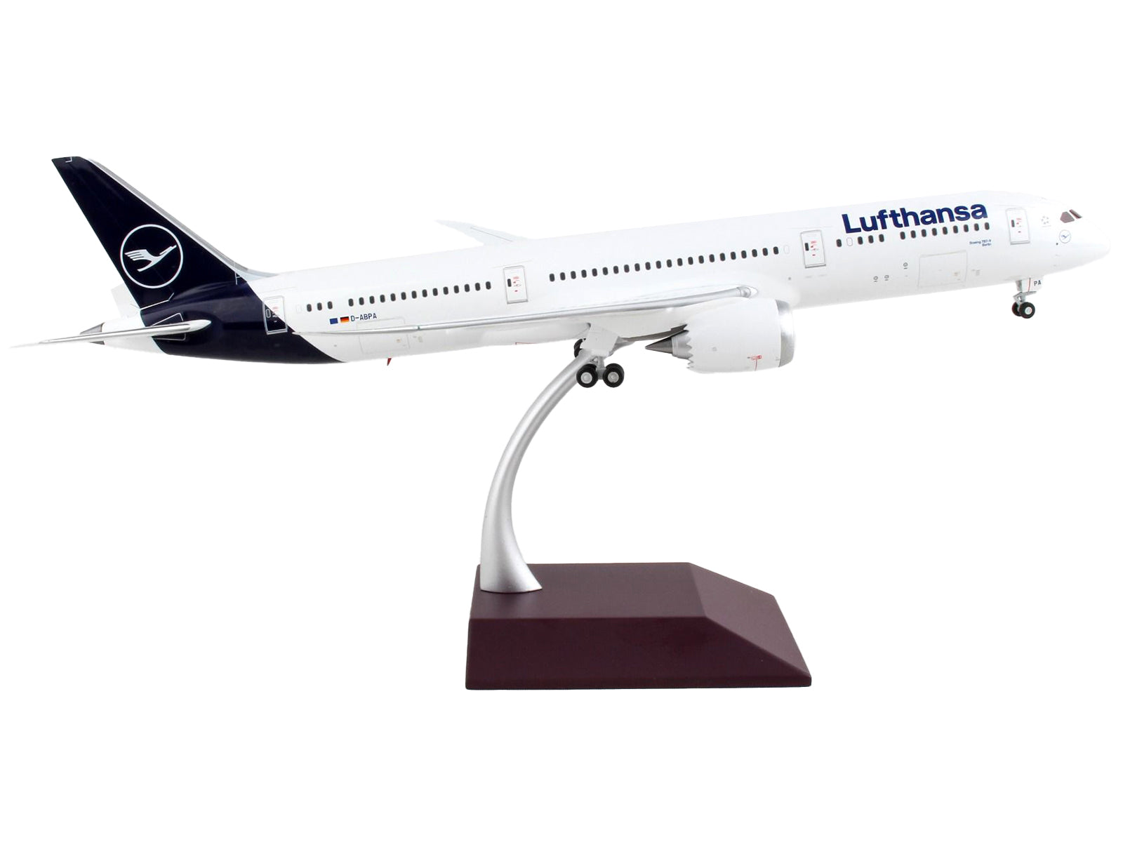 Boeing 787-9 Commercial Aircraft "Lufthansa" White with Blue Tail "Gemini 200" Series 1/200 Diecast Model Airplane by GeminiJets - image 2
