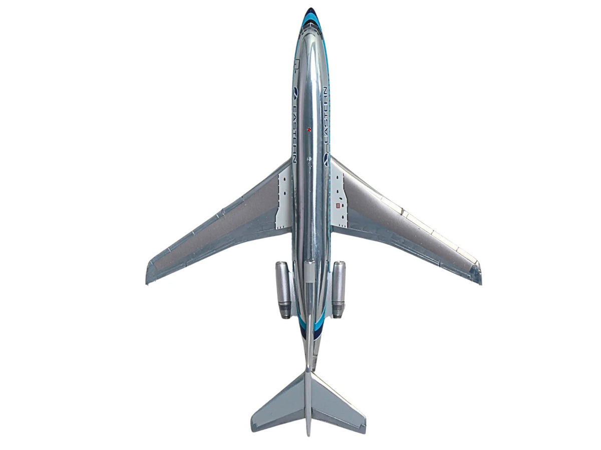 Boeing 727-100 Commercial Aircraft "Eastern Air Lines" (N8120N) Silver with Blue Stripes "Gemini 200" Series 1/200 Diecast Model Airplane by GeminiJets - image 4