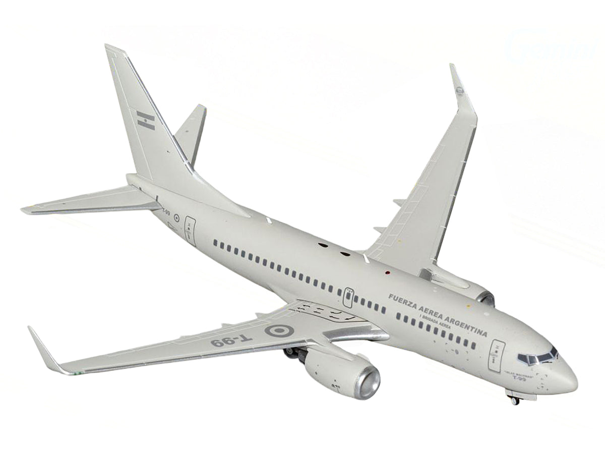 Boeing 737-700 Transport Aircraft "Fuerza Aerea Argentina (Air Force)" (T-99) Gray "Gemini 200" Series 1/200 Diecast Model Airplane by GeminiJets - image 2