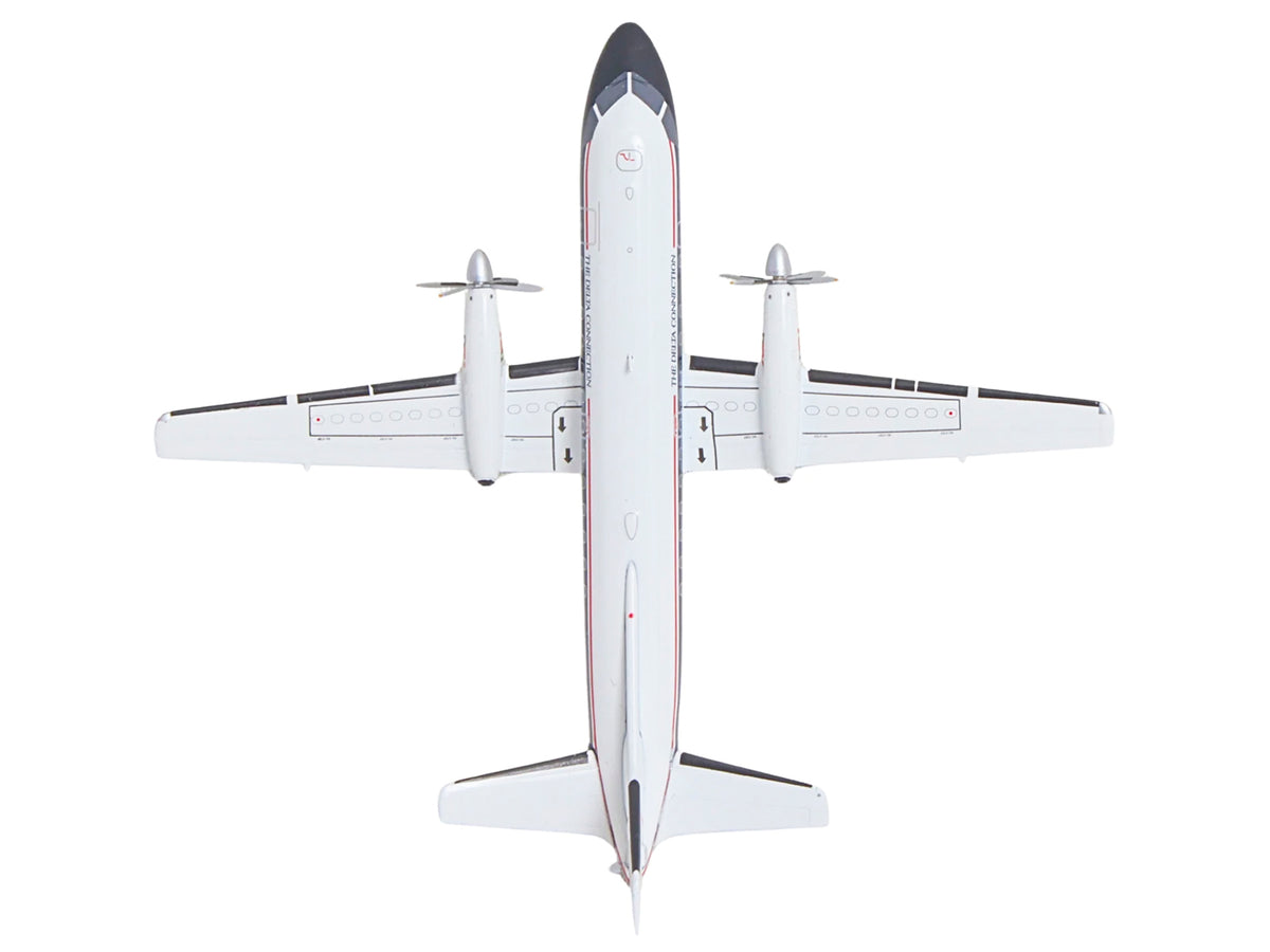 Saab 340A Commercial Aircraft "Delta Connection - Business Express Airlines" (N749BA) White with Dark Blue and Red Stripes "Gemini 200" Series 1/200 Diecast Model by GeminiJets - image 5