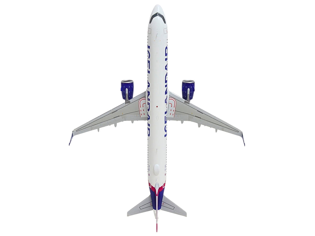 Airbus A321neo Commercial Aircraft "Icelandair" (TF-IAA) White with Blue and Pink Tail "Gemini 200" Series 1/200 Diecast Model by GeminiJets - image 5