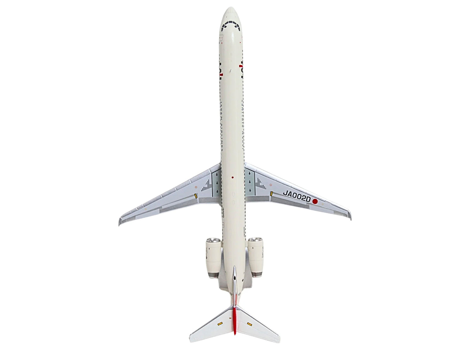 McDonnell Douglas MD-90 Commercial Aircraft "Japan Airlines" (JA002D) White with Red Tail "Gemini 200" Series 1/200 Diecast Model by GeminiJets - image 5