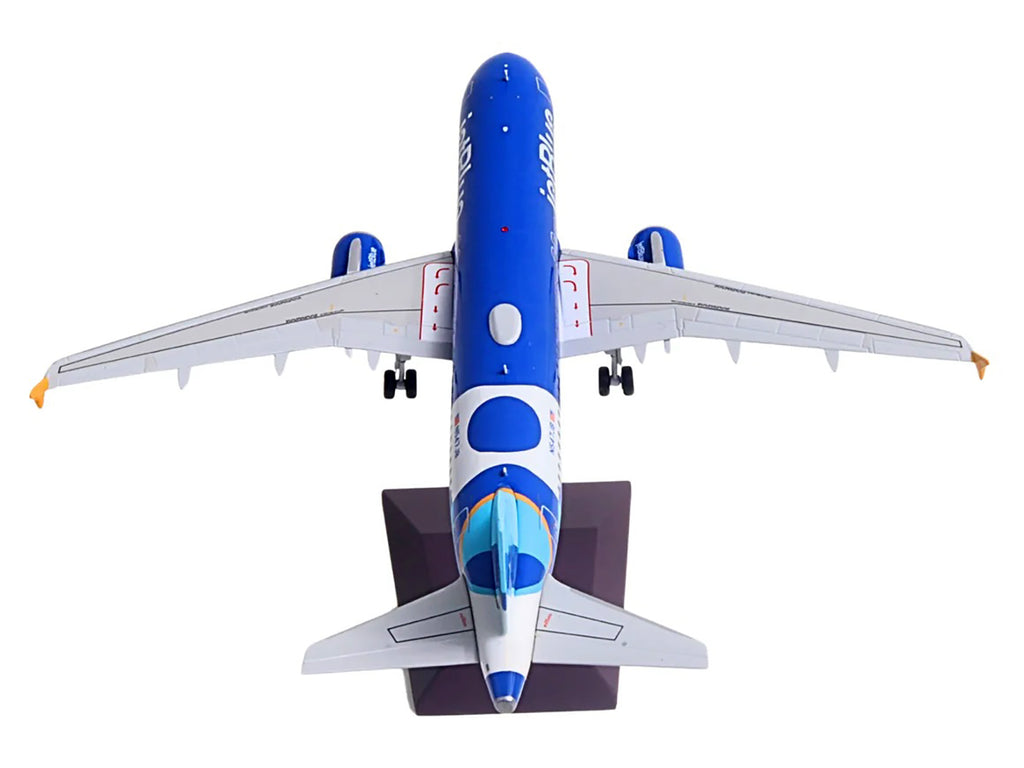 Airbus A320 Commercial Aircraft "JetBlue Airways - Forever Blue" (N547JB) Blue with Graphics "Gemini 200" Series 1/200 Diecast Model Airplane by GeminiJets - image 4