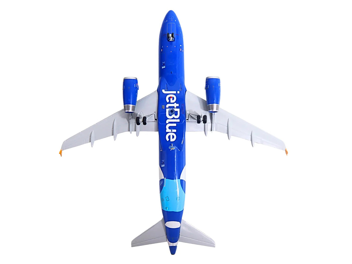 Airbus A320 Commercial Aircraft "JetBlue Airways - Forever Blue" (N547JB) Blue with Graphics "Gemini 200" Series 1/200 Diecast Model Airplane by GeminiJets - image 5