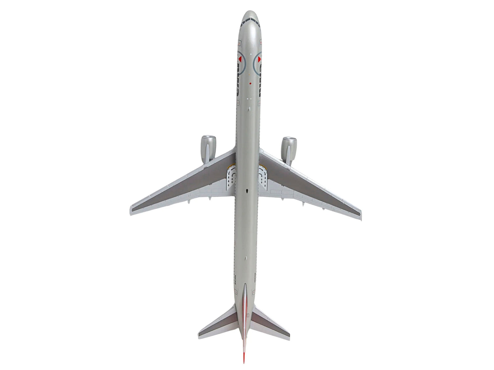 Boeing 757-300 Commercial Aircraft "Northwest Airlines" (N587NW) Silver with Red Tail "Gemini 200" Series 1/200 Diecast Model by GeminiJets - image 5