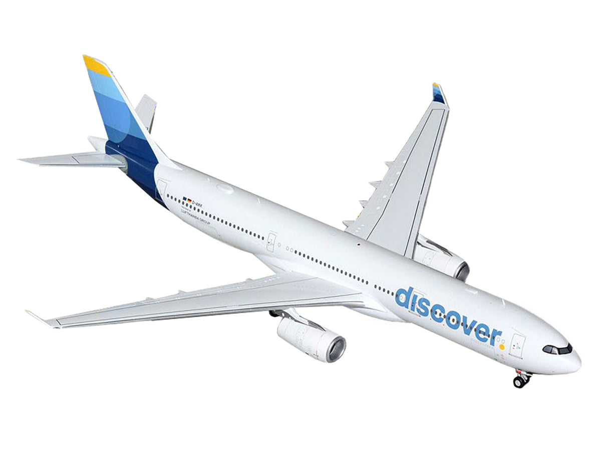 Airbus A330-300 Commercial Aircraft "Discover Airlines" (D-AIKK) White with Blue Tail "Gemini 200" Series 1/200 Diecast Model Airplane by GeminiJets - image 2