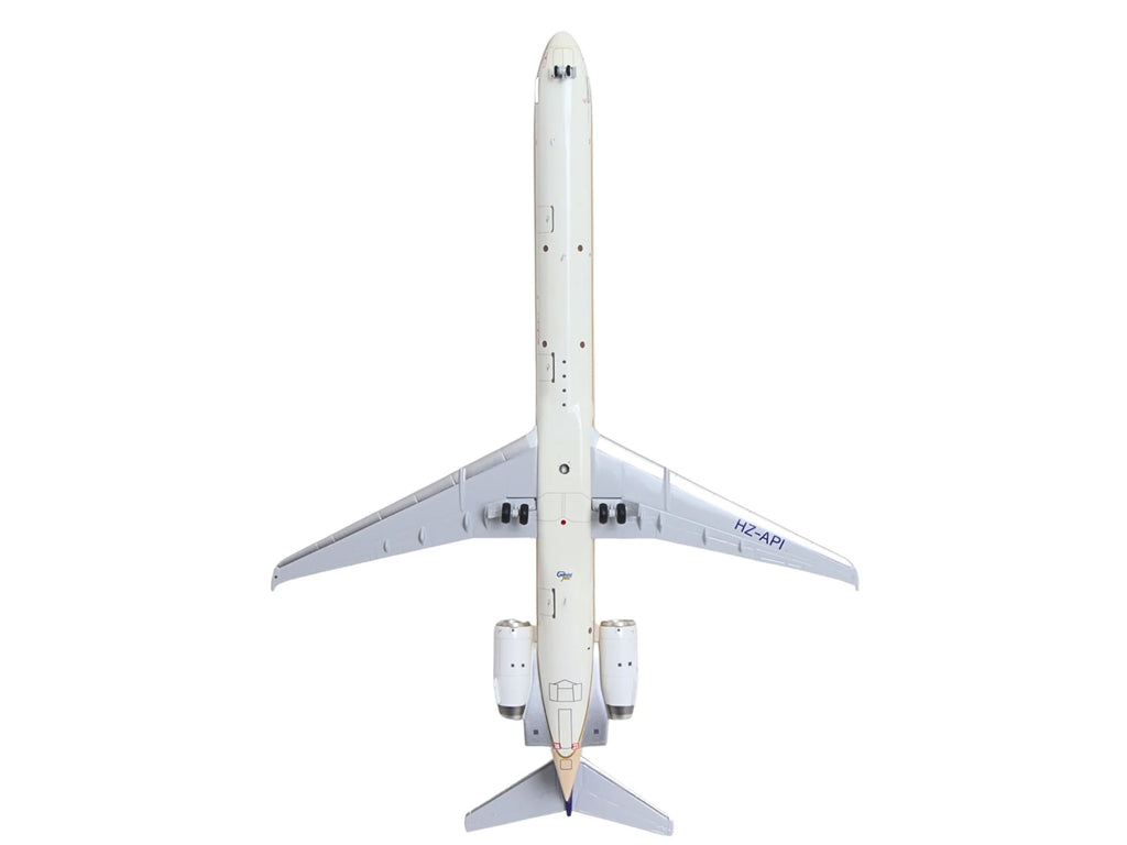 McDonnell Douglas MD-90 Commercial Aircraft "Saudia Airlines" (HZ-API) Beige with Blue Tail "Gemini 200" Series 1/200 Diecast Model by GeminiJets - image 5