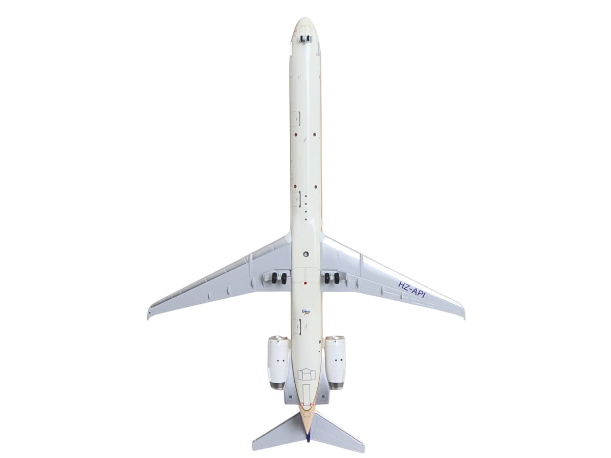 McDonnell Douglas MD-90 Commercial Aircraft "Saudia Airlines" (HZ-API) Beige with Blue Tail "Gemini 200" Series 1/200 Diecast Model by GeminiJets - image 5