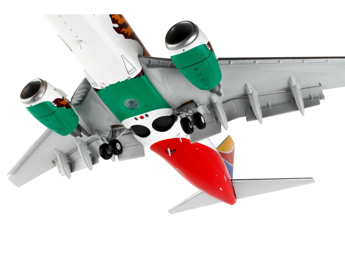 Boeing 737-700 Commercial Aircraft with Flaps Down "Southwest Airlines - California One" California Flag Livery "Gemini 200" Series 1/200 Diecast Model Airplane by GeminiJets - image 3