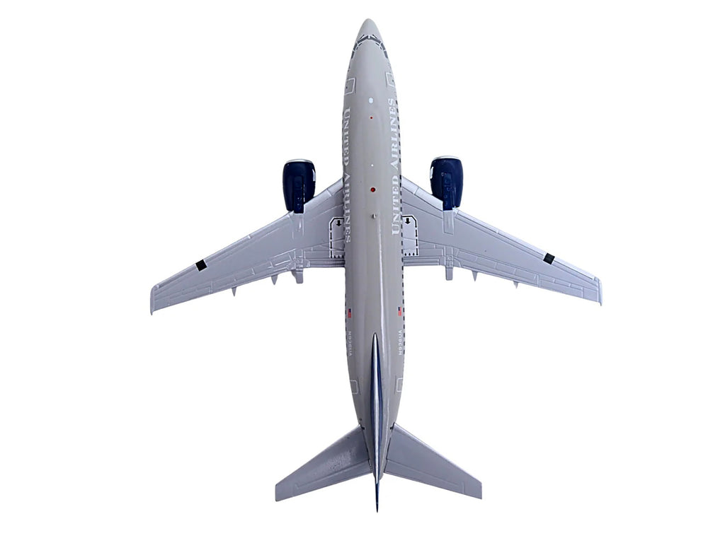 Boeing 737-500 Commercial Aircraft "United Airlines - Classic 737 Series" (N936UA) Gray with Blue Tail "Gemini 200" Series 1/200 Diecast Model Airplane by GeminiJets - image 4