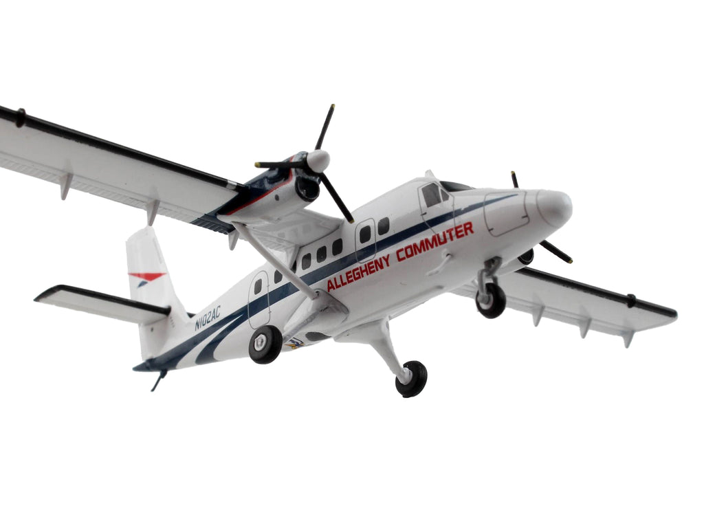 De Havilland DHC-6-300 Commercial Aircraft "Allegheny Airlines" White with Blue Stripes "Gemini 200" Series 1/200 Diecast Model Airplane by GeminiJets - image 3