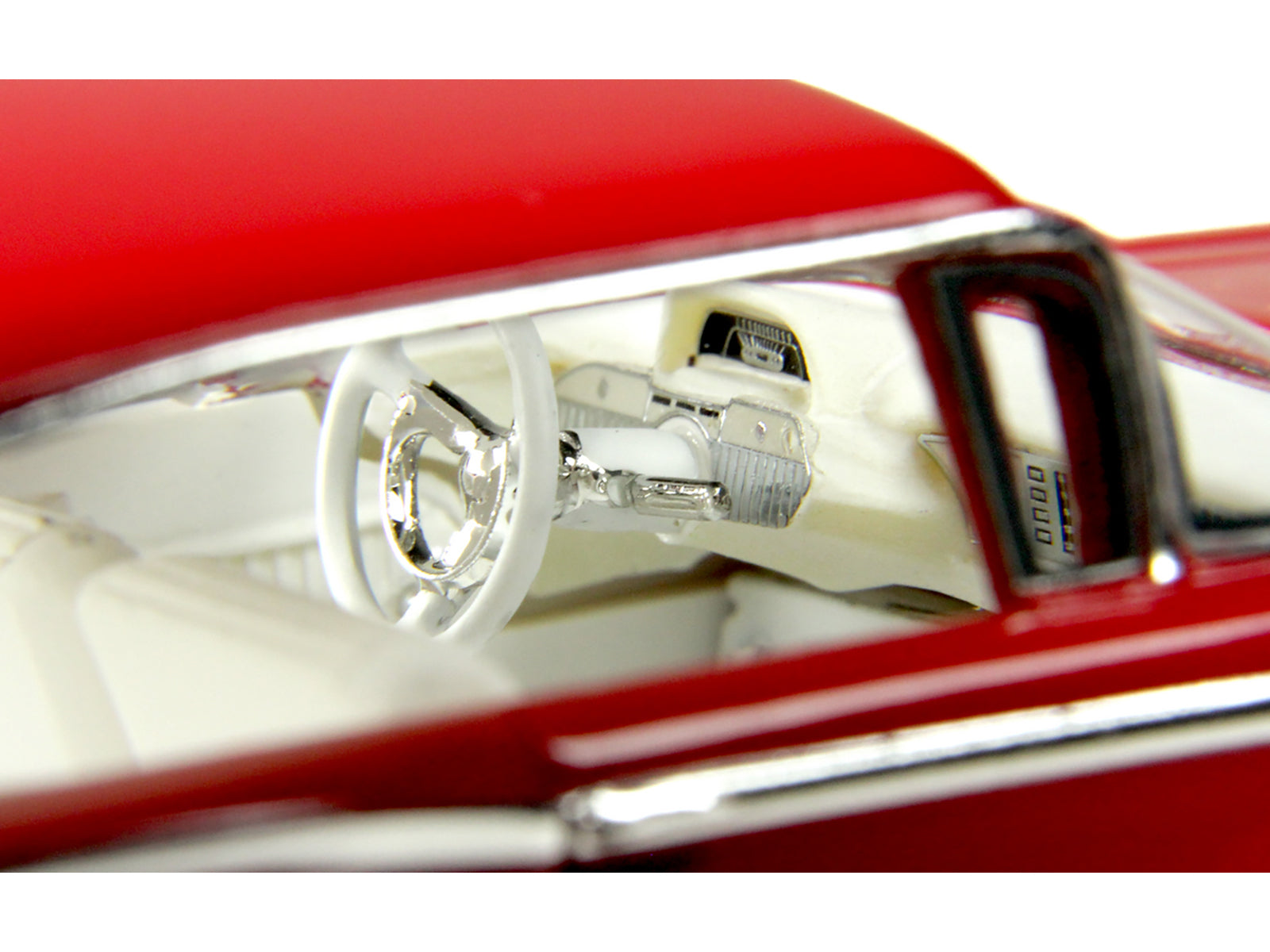 1960 Mercury Park Lane 4 Door Sedan Signal Red with White Interior Limited Edition to 200 pieces Worldwide 1/43 Model Car by Goldvarg Collection - image 2