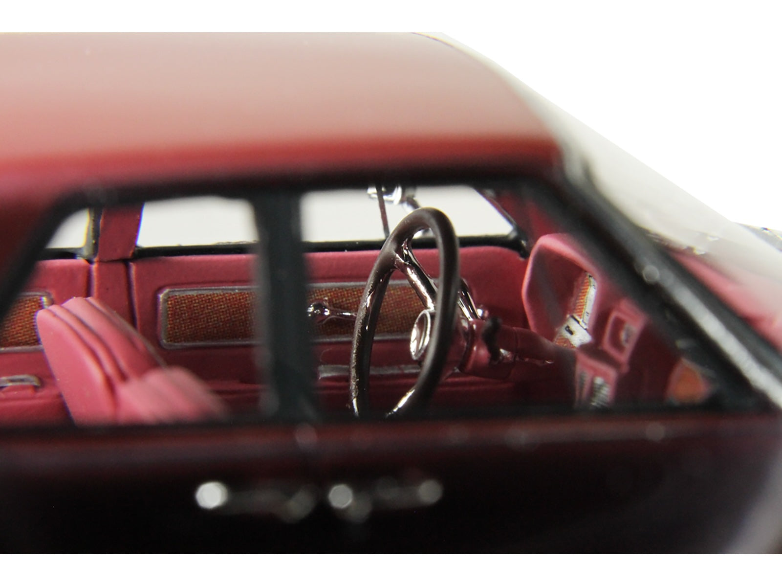 1962 Lincoln Continental Royal Red Metallic with Red Interior Limited Edition to 200 pieces Worldwide 1/43 Model Car by Goldvarg Collection - image 2
