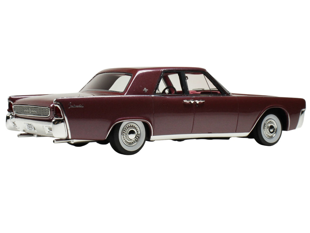 1962 Lincoln Continental Royal Red Metallic with Red Interior Limited Edition to 200 pieces Worldwide 1/43 Model Car by Goldvarg Collection - image 3