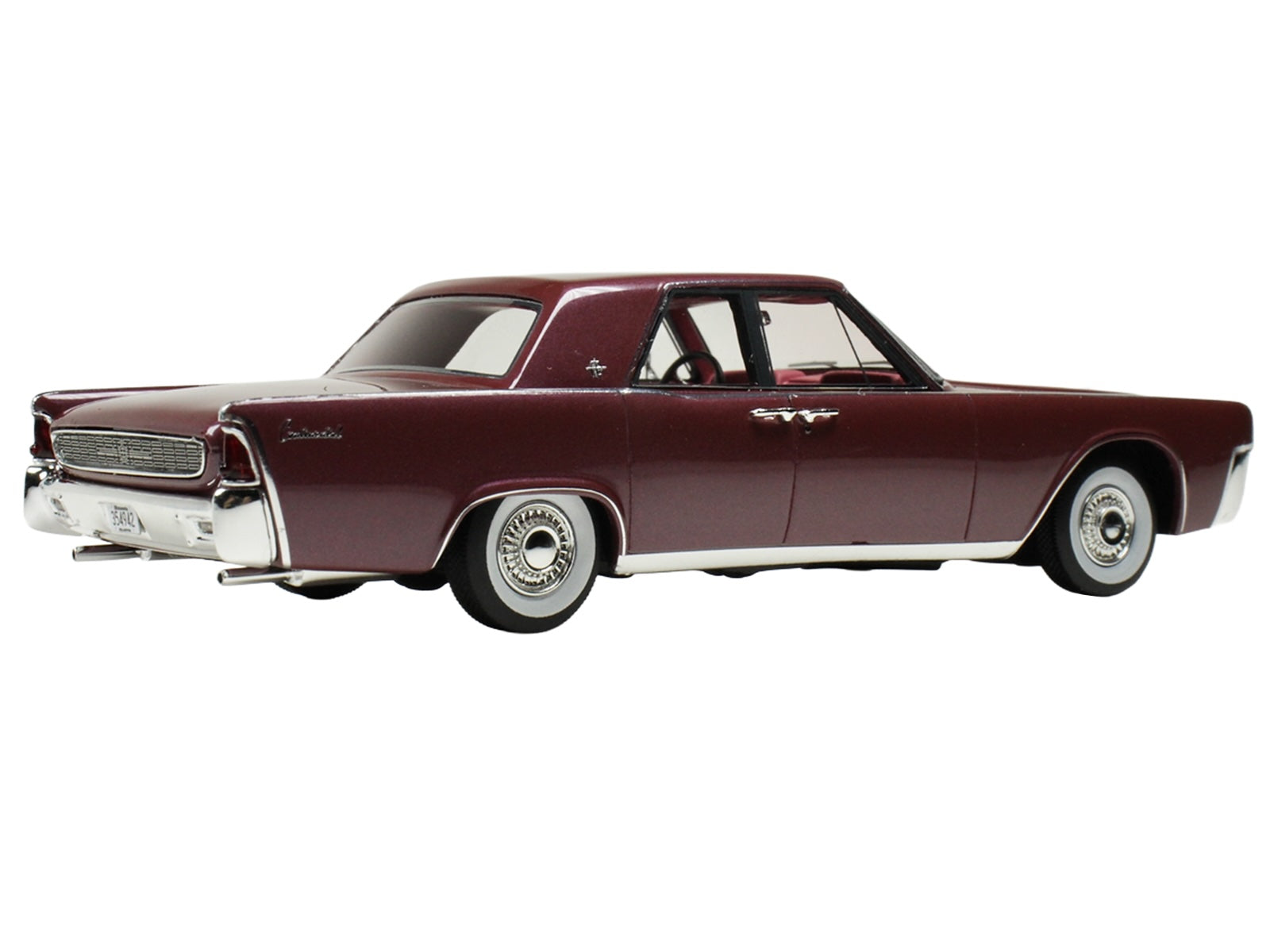 1962 Lincoln Continental Royal Red Metallic with Red Interior Limited Edition to 200 pieces Worldwide 1/43 Model Car by Goldvarg Collection - image 3