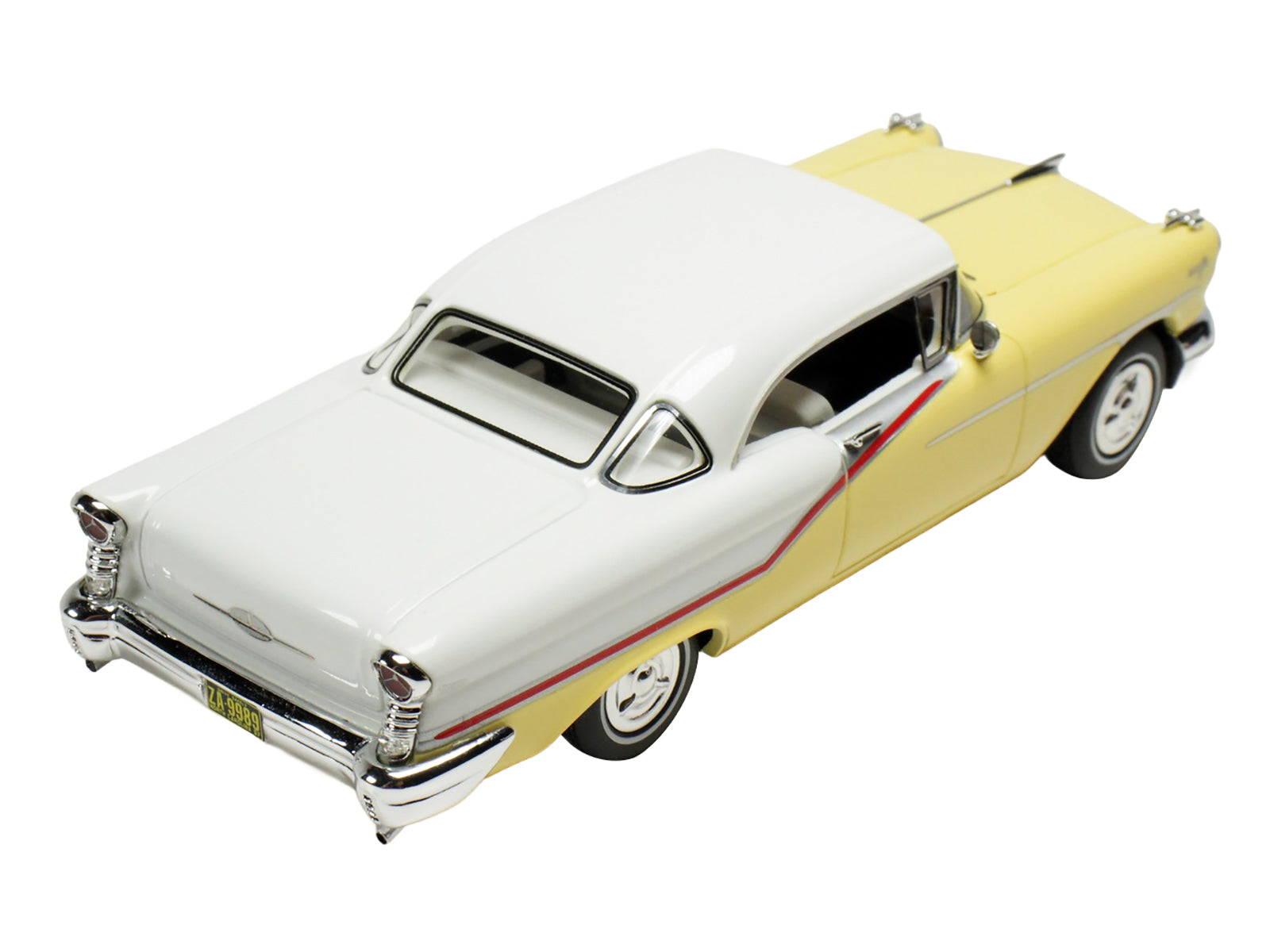 1957 Oldsmobile Starfire Coronado Yellow and Alcan White Limited Edition to 200 pieces Worldwide 1/43 Model Car by Goldvarg Collection - image 4