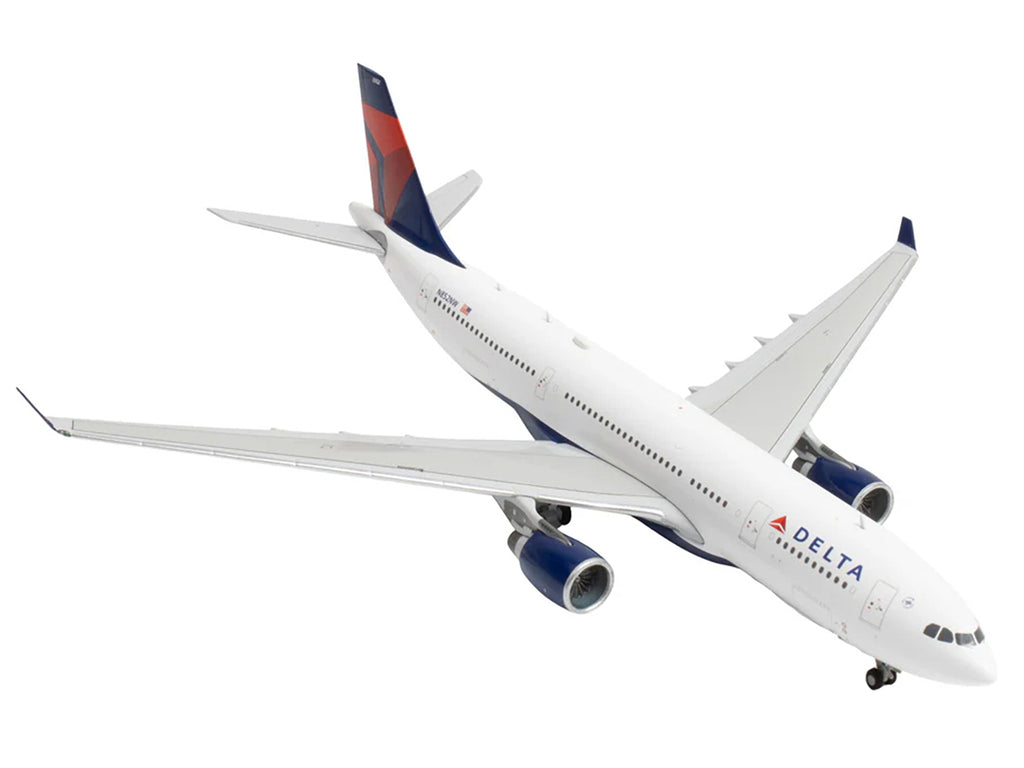 Airbus A330-200 Commercial Aircraft "Delta Air Lines" (N852NW) White with Red and Blue Tail 1/400 Diecast Model Airplane by GeminiJets - image 4