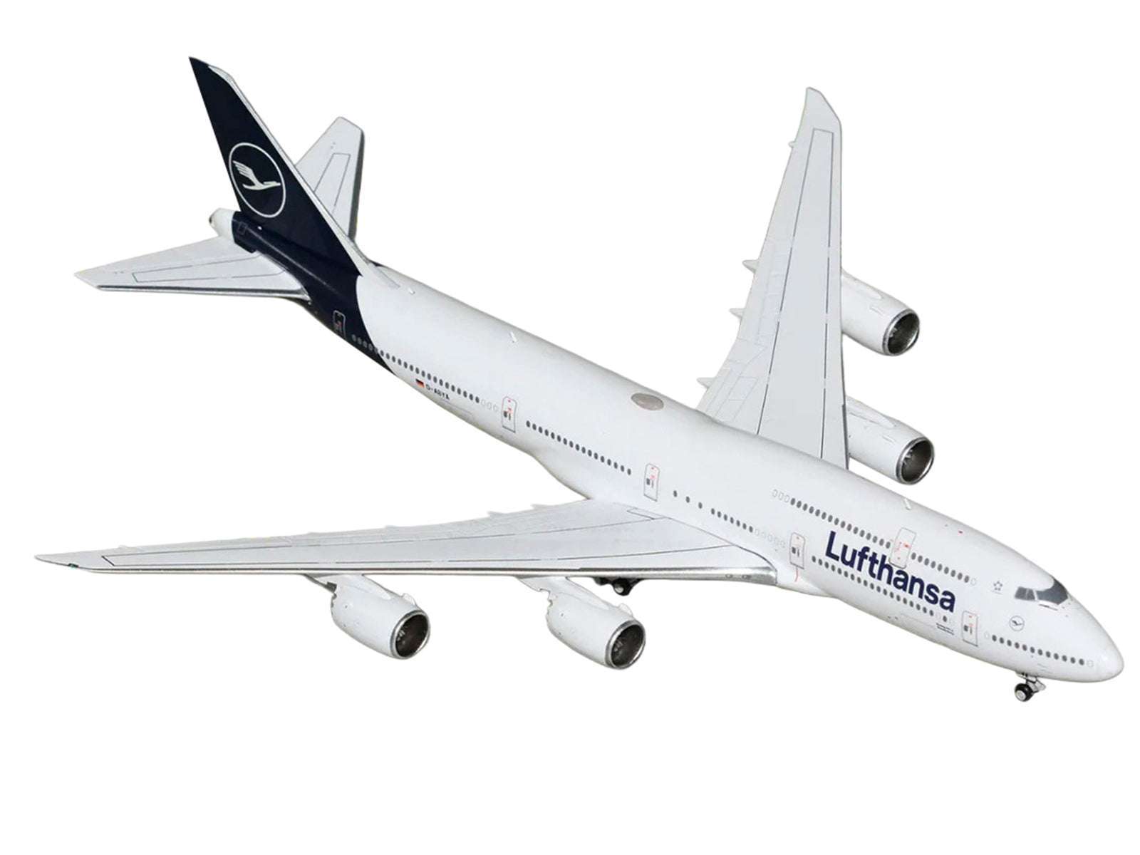Boeing 747-8I Commercial Aircraft "Lufthansa" (D-ABYA) White with Dark Blue Tail 1/400 Diecast Model GeminiJets - image 2