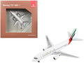 Boeing 737-300 Commercial Aircraft "Emirates Airlines" (AP-BCD) White with Striped Tail 1/400 Diecast Model by GeminiJets