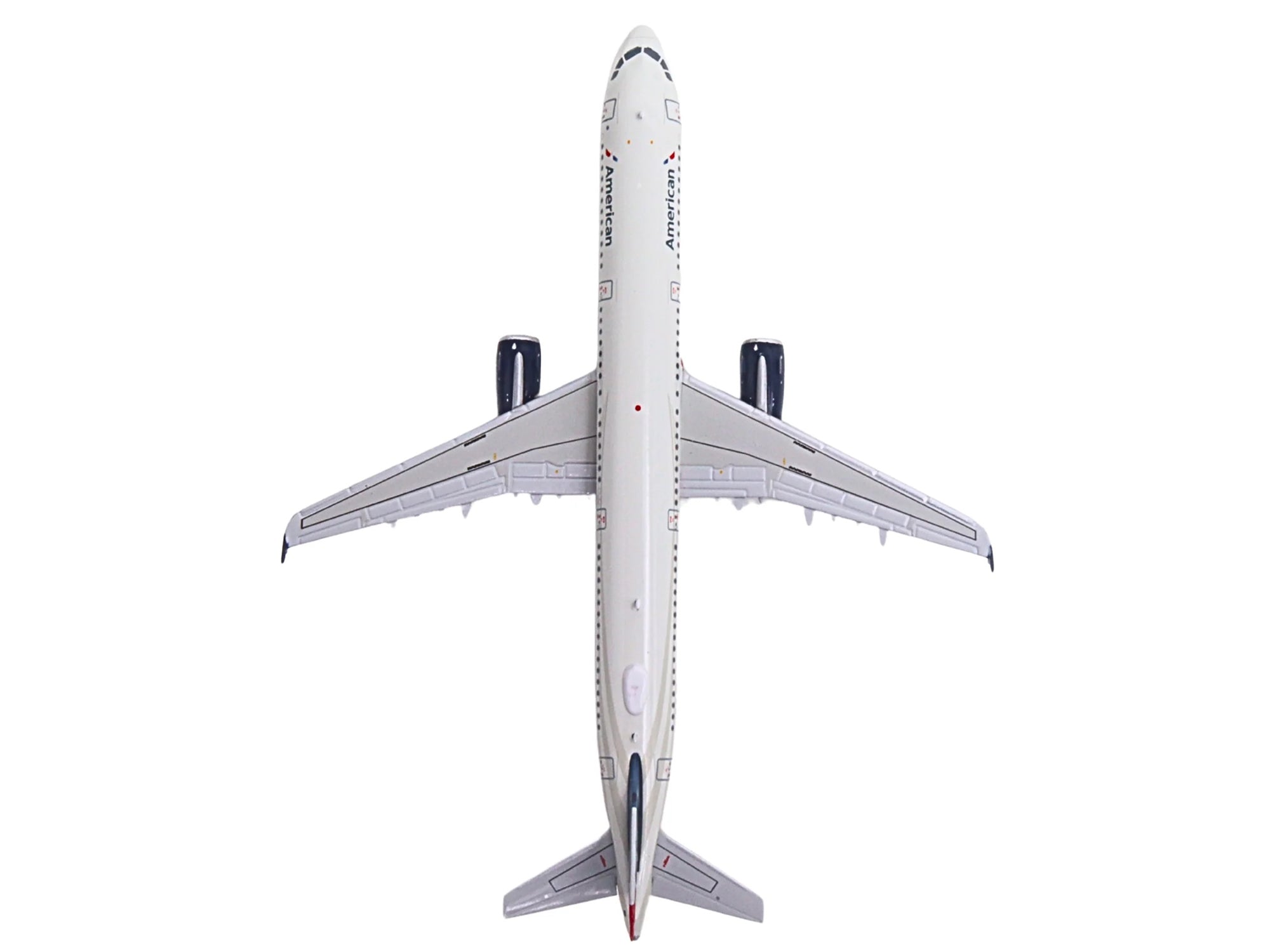 Airbus A321 Commercial Aircraft "American Airlines - US Airways Heritage Jet" (N578UW) White with Blue Tail 1/400 Diecast Model Airplane by GeminiJets - image 5