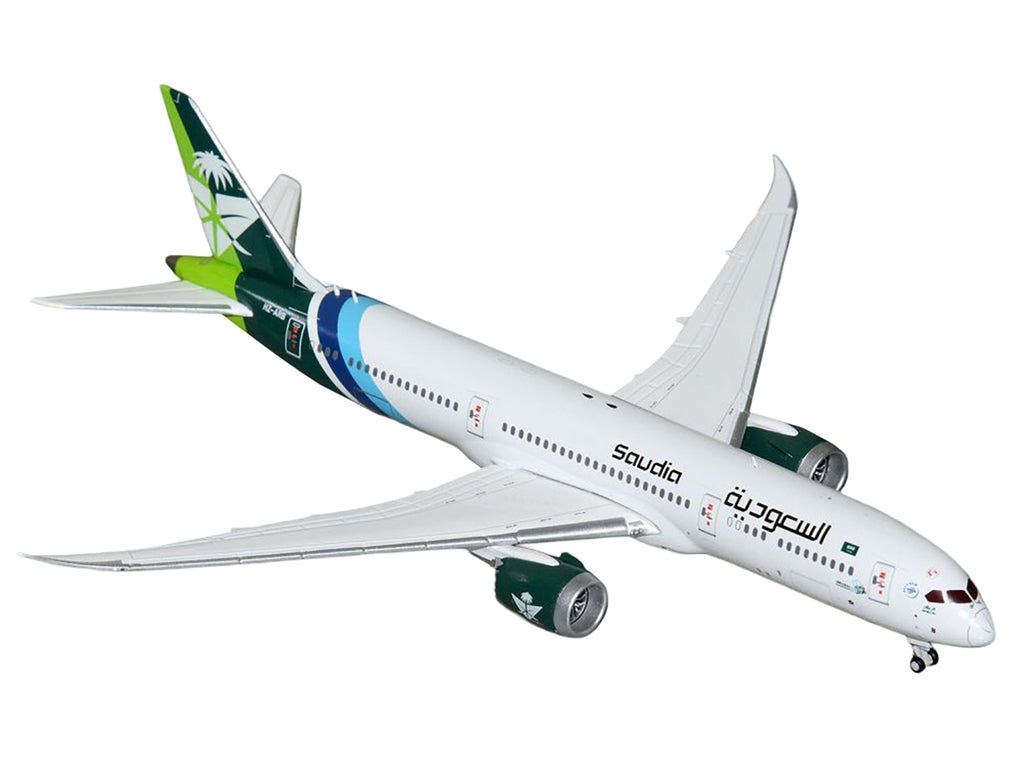 Boeing 787-9 Commercial Aircraft "Saudia Airline" (HZ-ARB) White with Tail Graphics 1/400 Diecast Model Airplane by GeminiJets - image 2