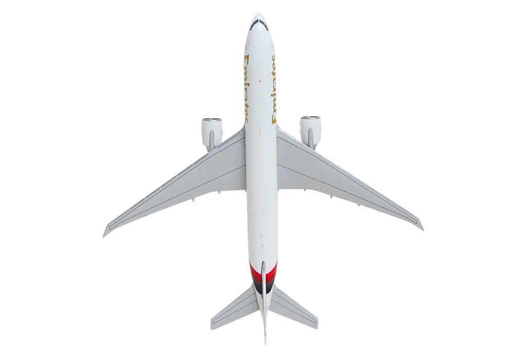 Boeing 777F Commercial Aircraft "Emirates SkyCargo" (A6-EFV) White with Striped Tail 1/400 Diecast Model by GeminiJets - image 5