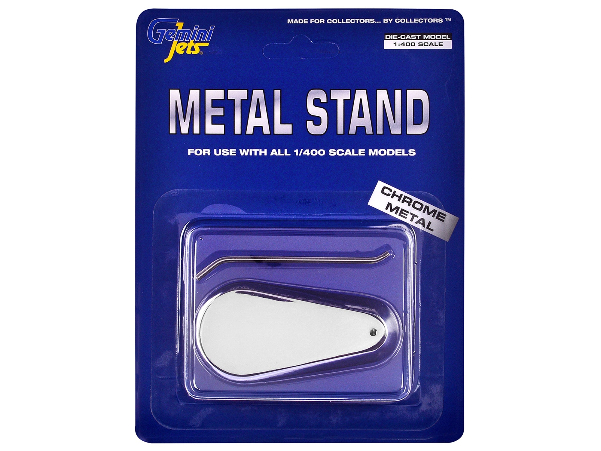 Chrome Metal Display Stand for 1/400 Scale Models by GeminiJets - image 3