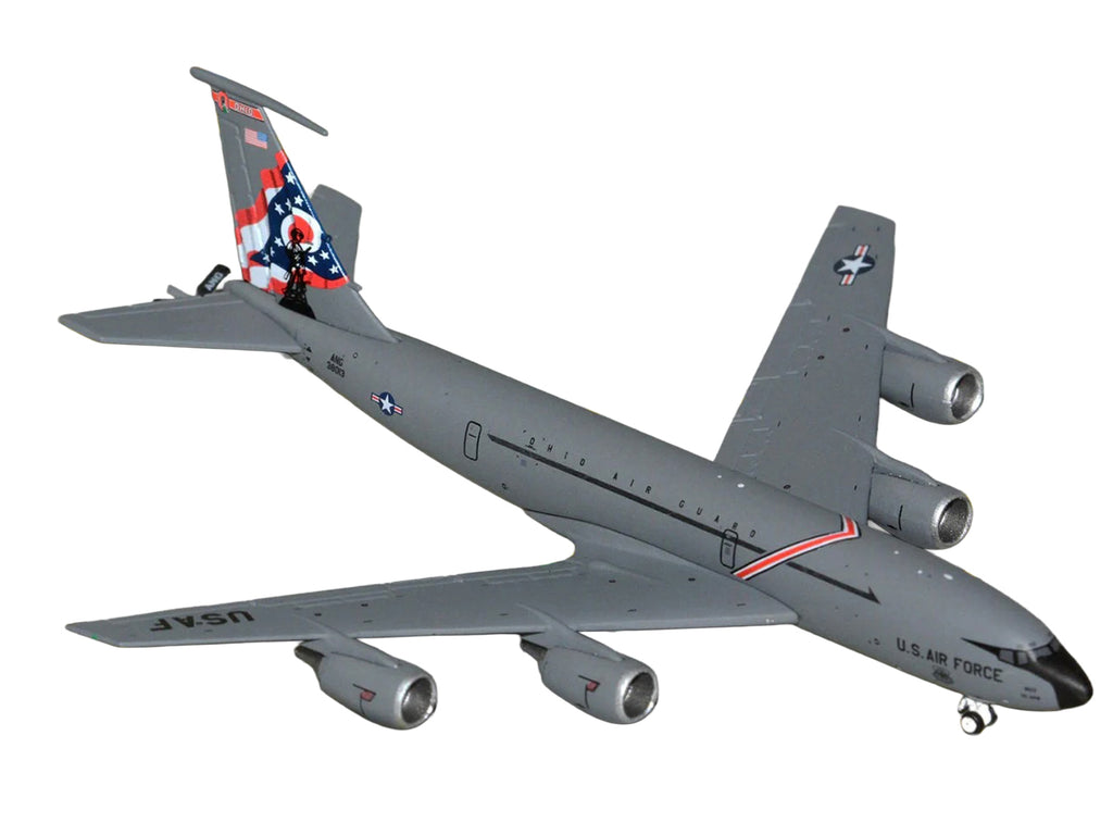 Boeing KC-135R Stratotanker Aircraft "Ohio Air National Guard" United States Air Force (63-8013) Gray "Gemini Macs" 1/400 Diecast Model Airplane by GeminiJets - image 2