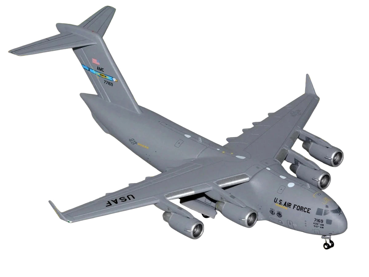 Boeing C-17 Globemaster III Transport Aircraft "Dover AFB" (77169) United States Air Force "Gemini Macs" Series 1/400 Diecast Model Airplane by GeminiJets - image 2