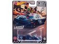 Chevrolet Corvette Z06 Drag Racer "Speed Society" Blue Metallic with Graphics "Boulevard" Series Diecast Model Car by Hot Wheels