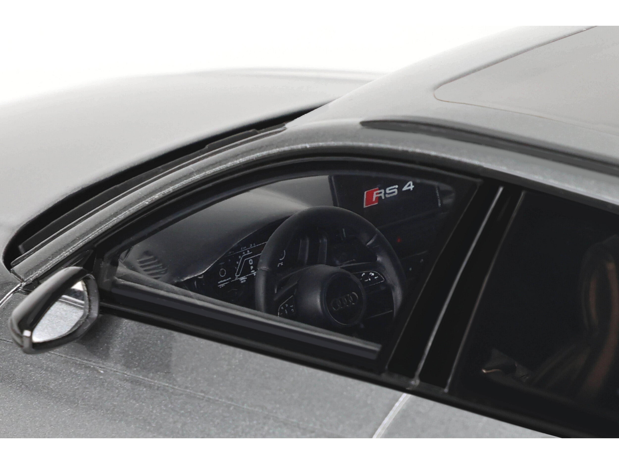 Audi RS 4 Competition Gray Metallic 1/18 Model Car by GT Spirit - image 2